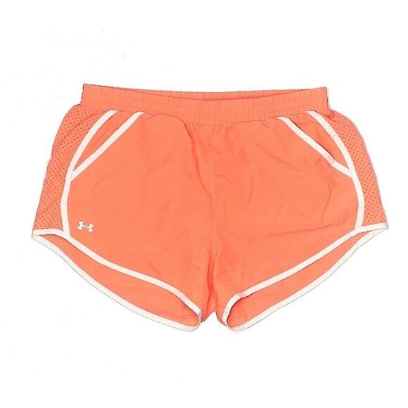 Under Armour Pants - Under Armour Fitted Logo Coral Orange Shorts